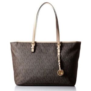 Michael Kors Jet Set Brown Tote Bag